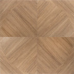 Japandi Honey Geometric Parquet Wood-Look Tile Flooring | Tile Club