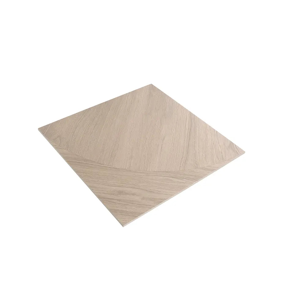 Japandi Natural Geometric Parquet Wood-Look Tile Flooring | Tile Club
