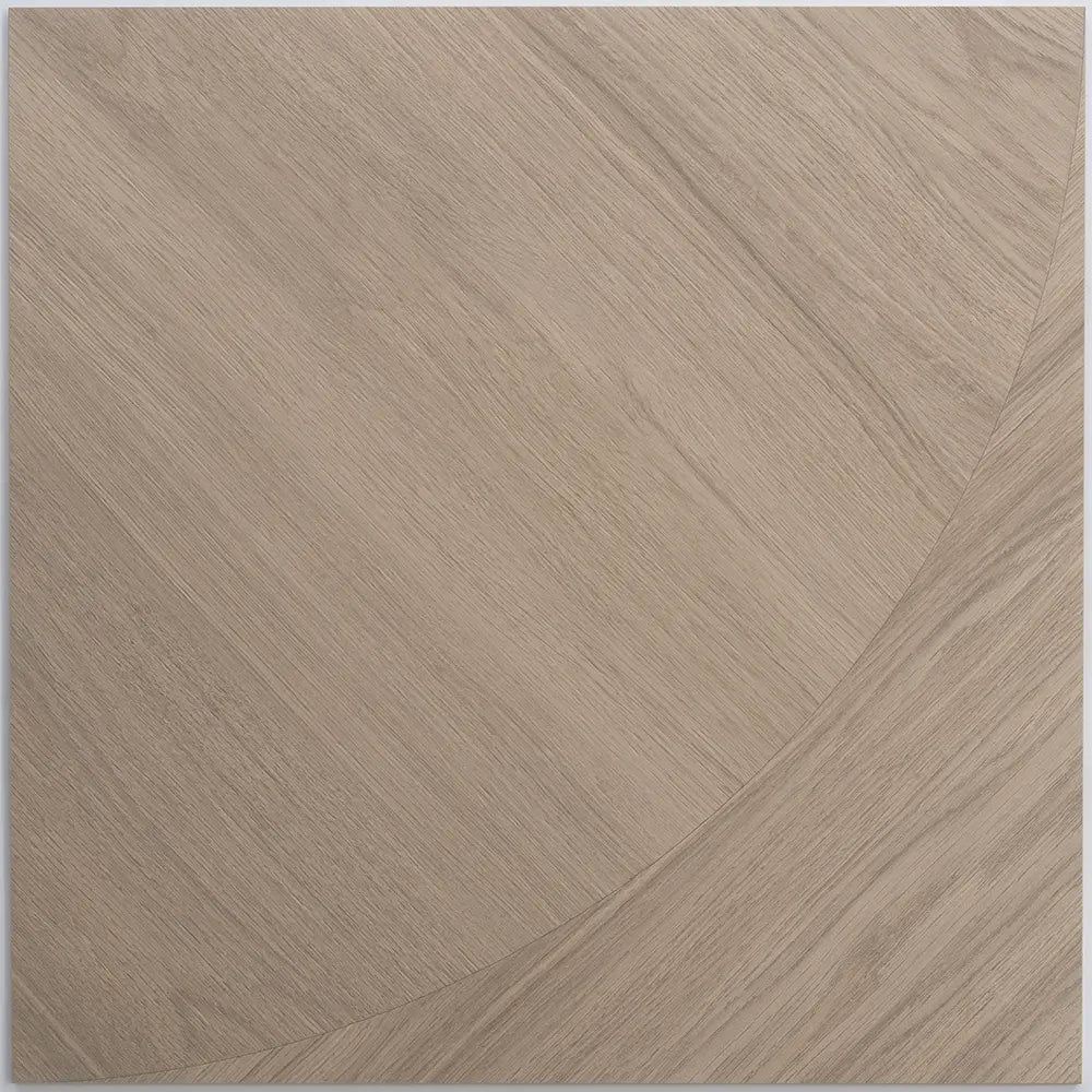 Japandi Natural Geometric Parquet Wood-Look Tile Flooring | Tile Club