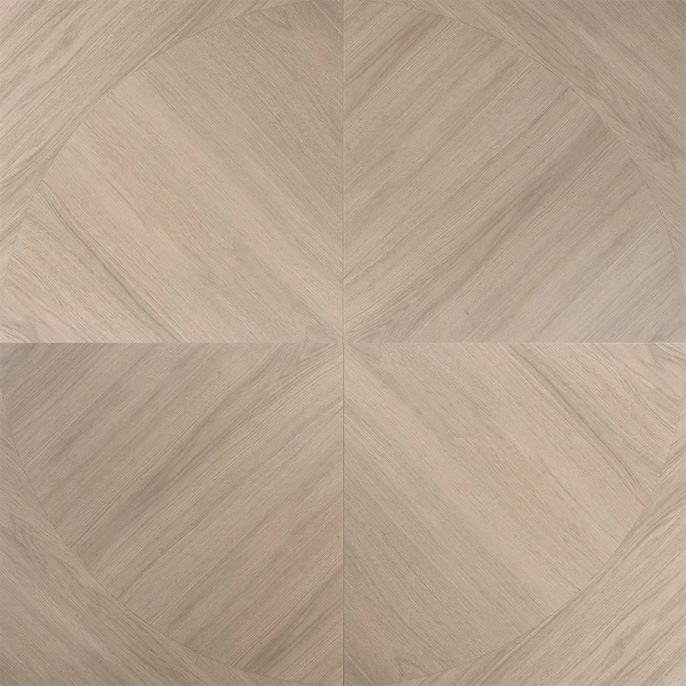 Japandi Natural Geometric Parquet Wood-Look Tile Flooring | Tile Club