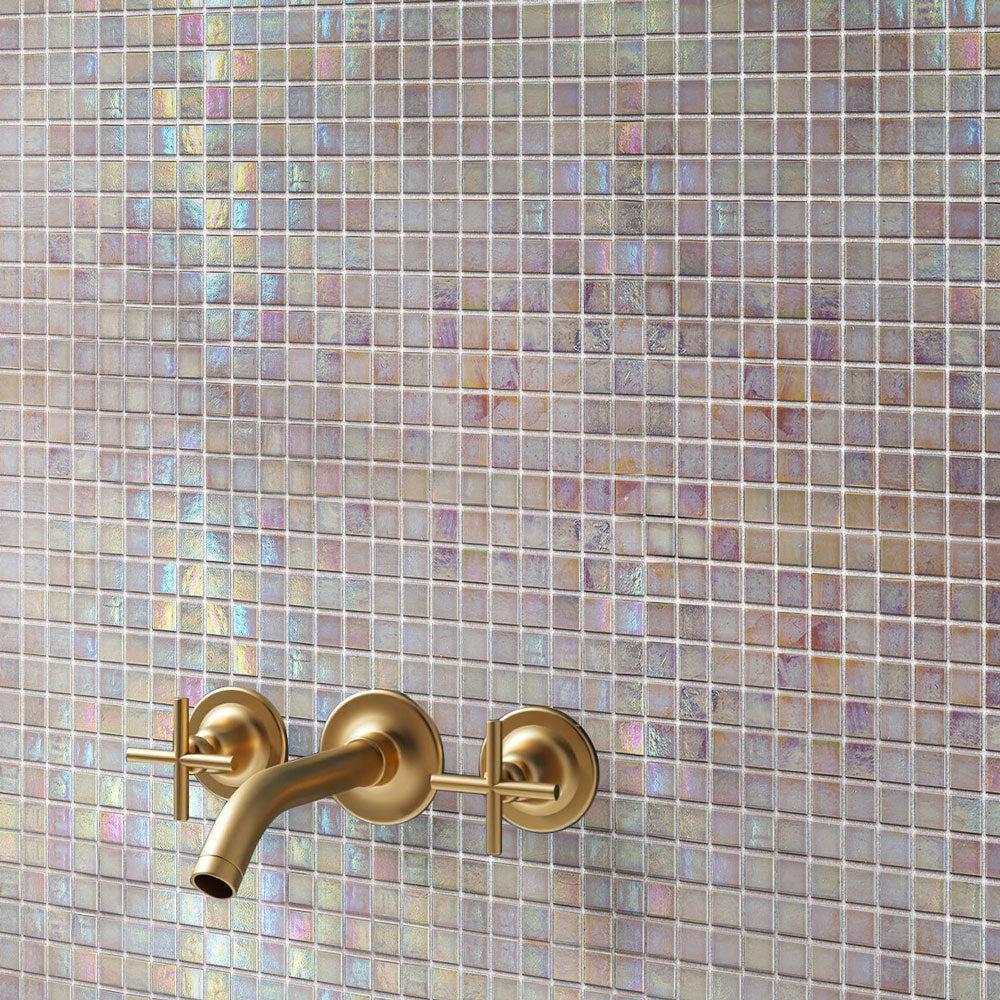 Abalone Pearl Squares Glass Pool Tile | Tile Club