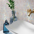 Abalone Pearl Squares Glass Pool Tile | Tile Club