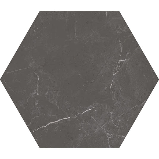 Acadia Black Hexagon Tile | Tile Club