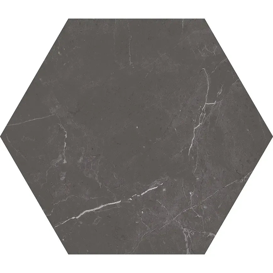 Acadia Black Hexagon Tile | Tile Club