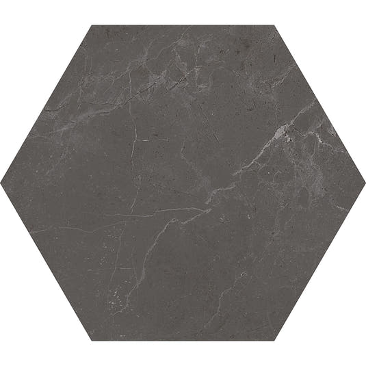 Acadia Black Hexagon Tile | Tile Club