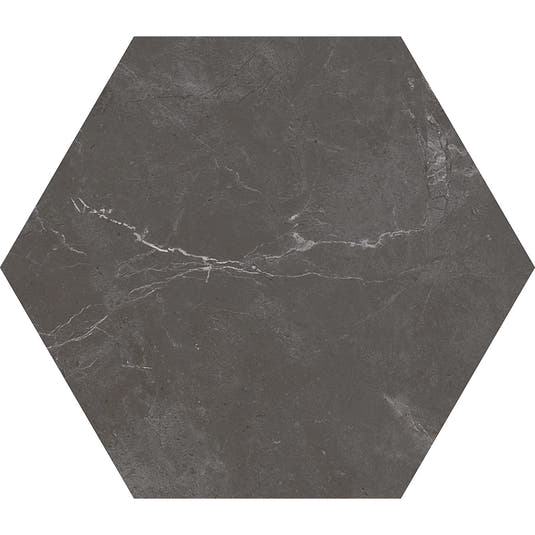Acadia Black Hexagon Tile | Tile Club