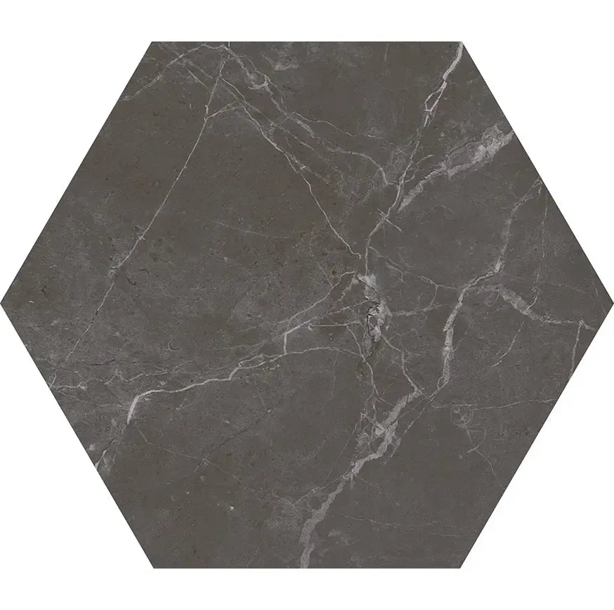 Acadia Black Hexagon Tile | Tile Club