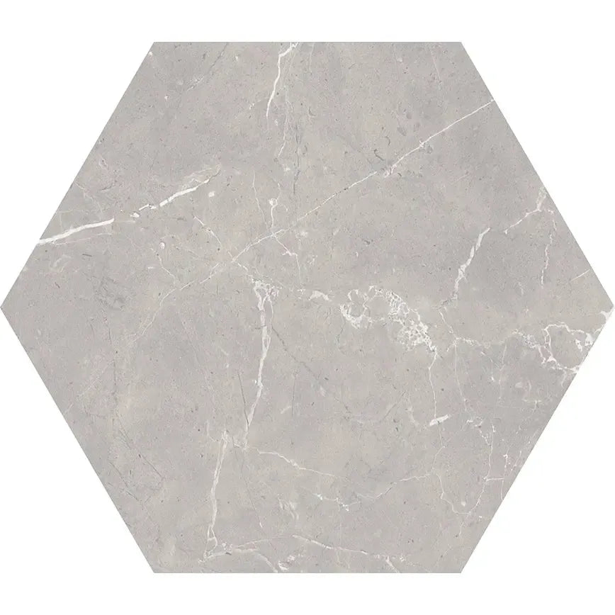 Acadia Gray Hexagon Tile | Tile Club