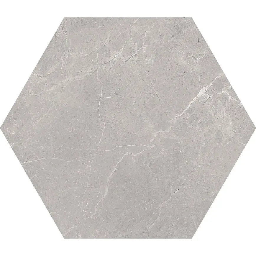 Acadia Gray Hexagon Tile | Tile Club
