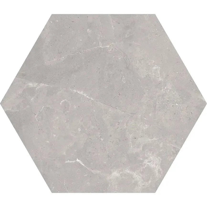 Acadia Gray Hexagon Tile | Tile Club