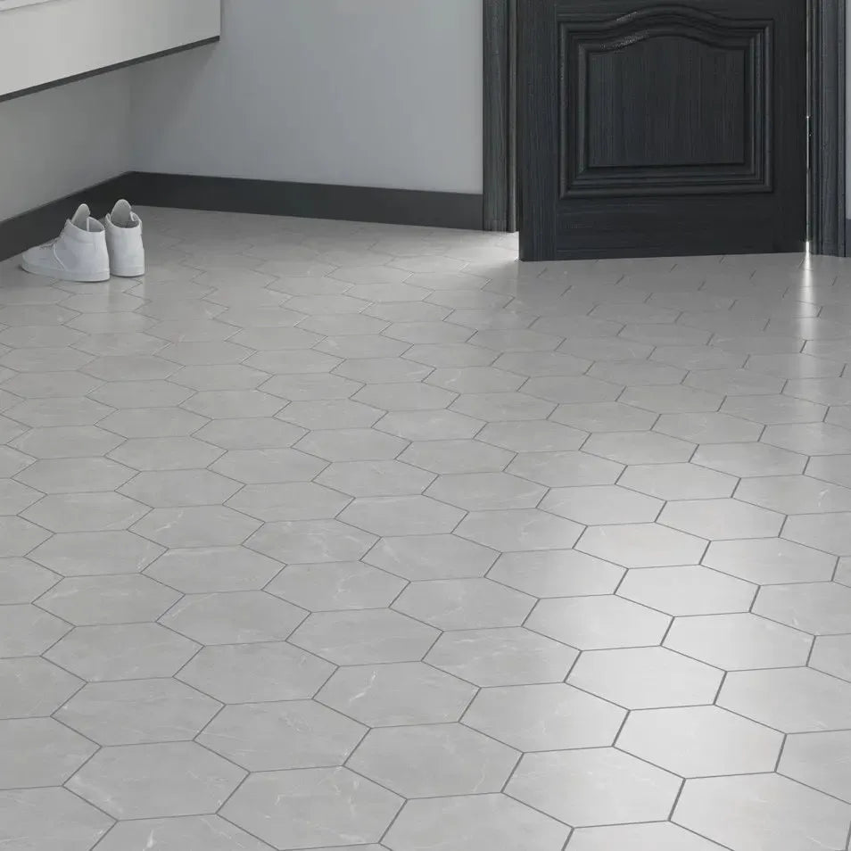 Acadia Gray Hexagon Tile | Tile Club