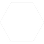 Acadia White Hexagon Tile | Tile Club