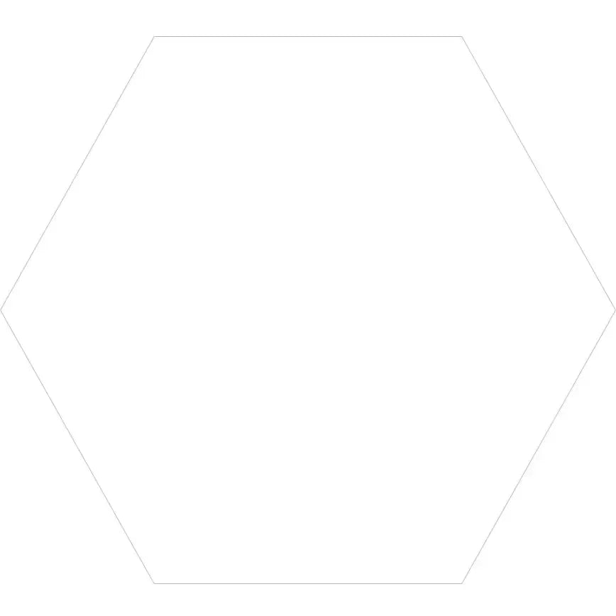 Acadia White Hexagon Tile | Tile Club
