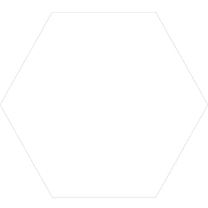 Acadia White Hexagon Tile | Tile Club