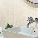 Alabaster Cream White Squares Glass Tile | Tile Club