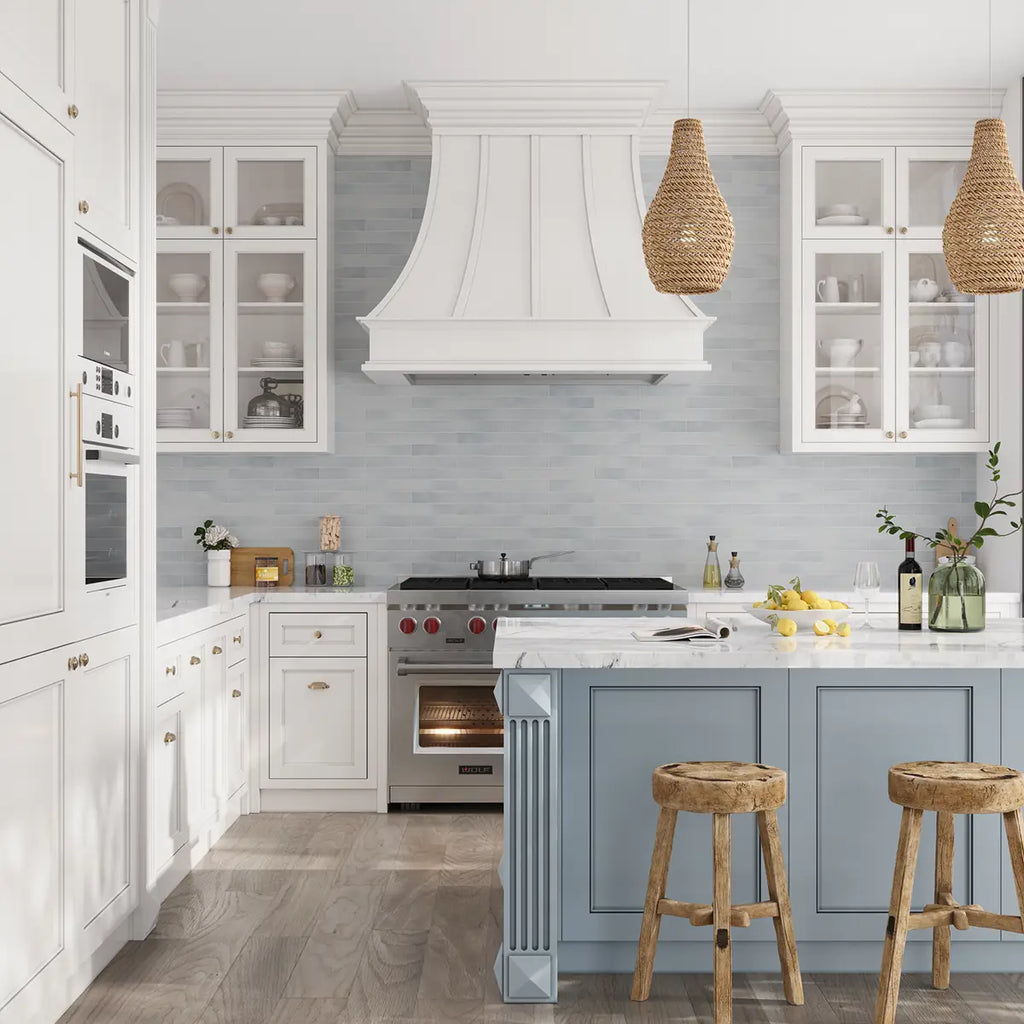 Alata Blue Porcelain Subway Tile 2x16 | Tile Club