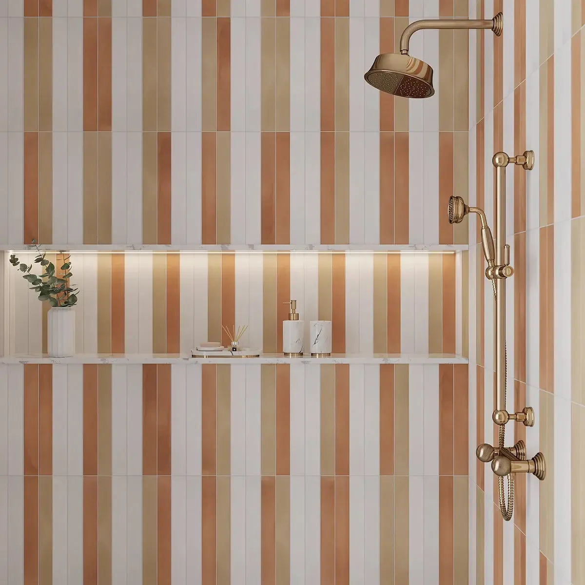 Alata White Porcelain Subway Tile 2x16 | Tile Club