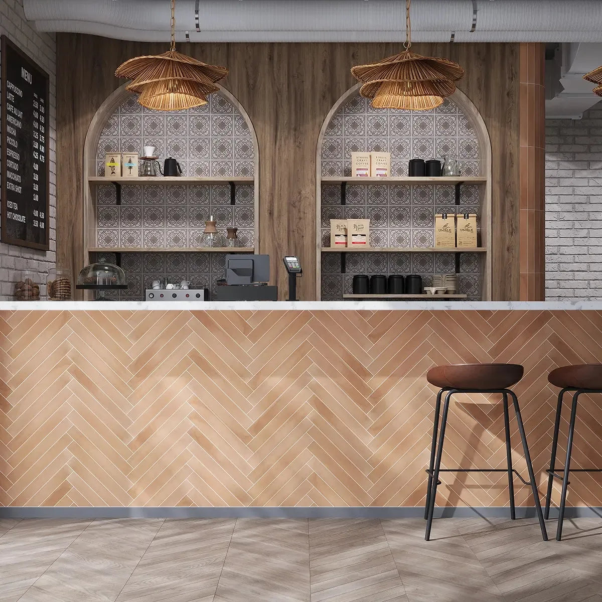 Alata Sundown Porcelain Subway Tile 2x16 | Tile Club