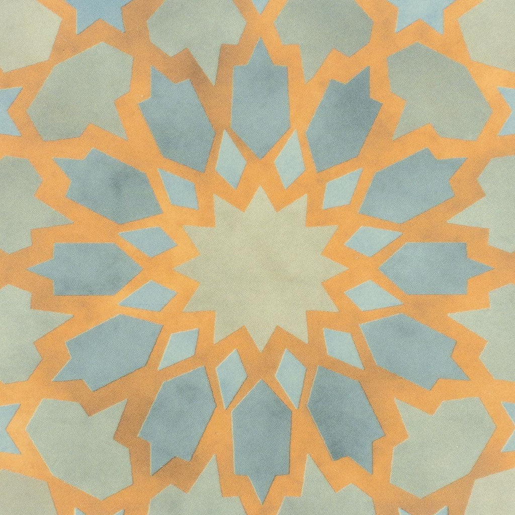 Amira Green Patterned Porcelain Tile