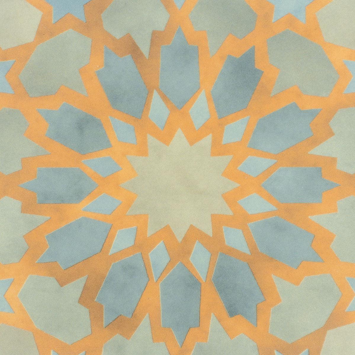 Amira Green Patterned Porcelain Tile