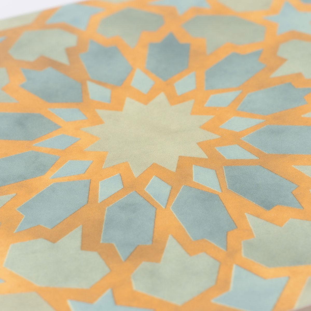 Amira Green Patterned Porcelain Tile