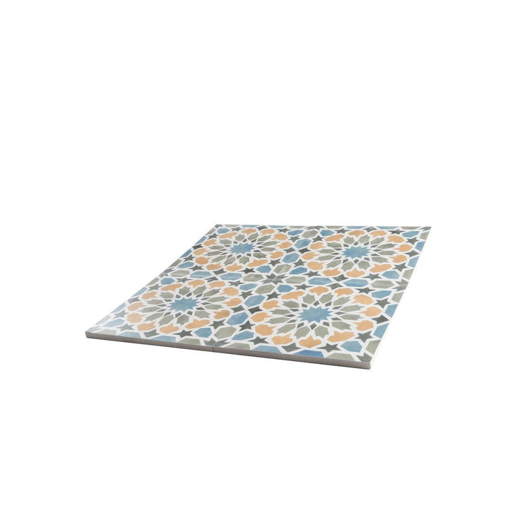 Amira Multicolor Patterned Porcelain Tile | Tile Club