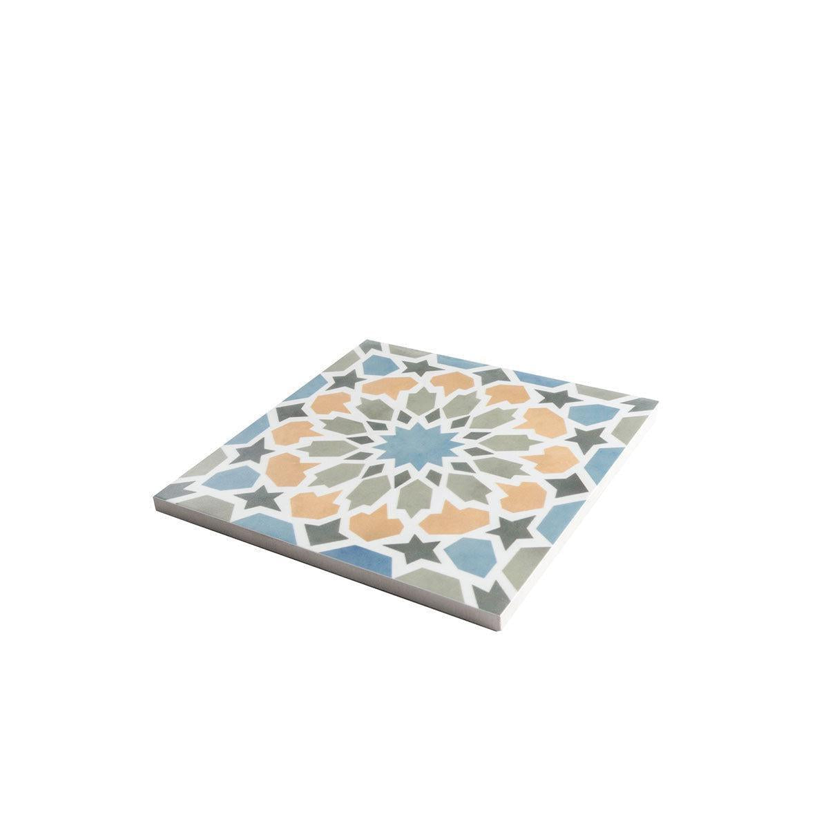 Amira Multicolor Patterned Porcelain Tile | Tile Club