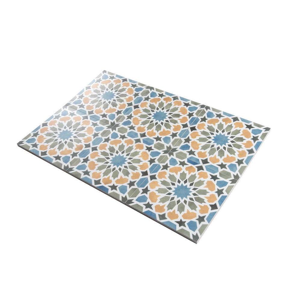 Amira Multicolor Patterned Porcelain Tile | Tile Club