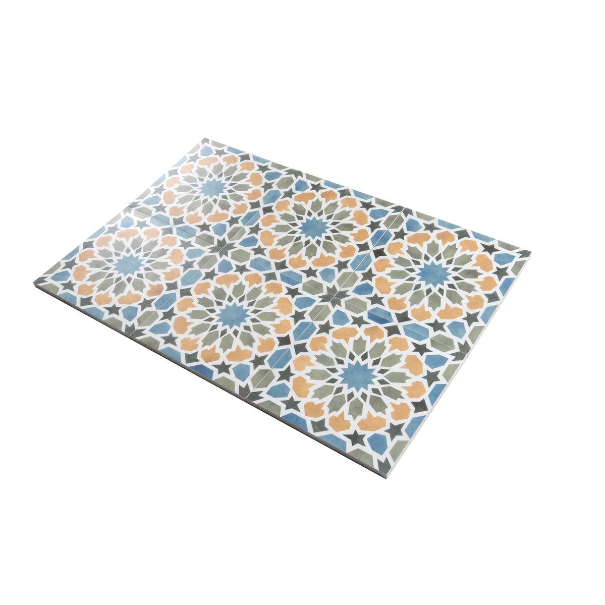 Amira Multicolor Patterned Porcelain Tile | Tile Club