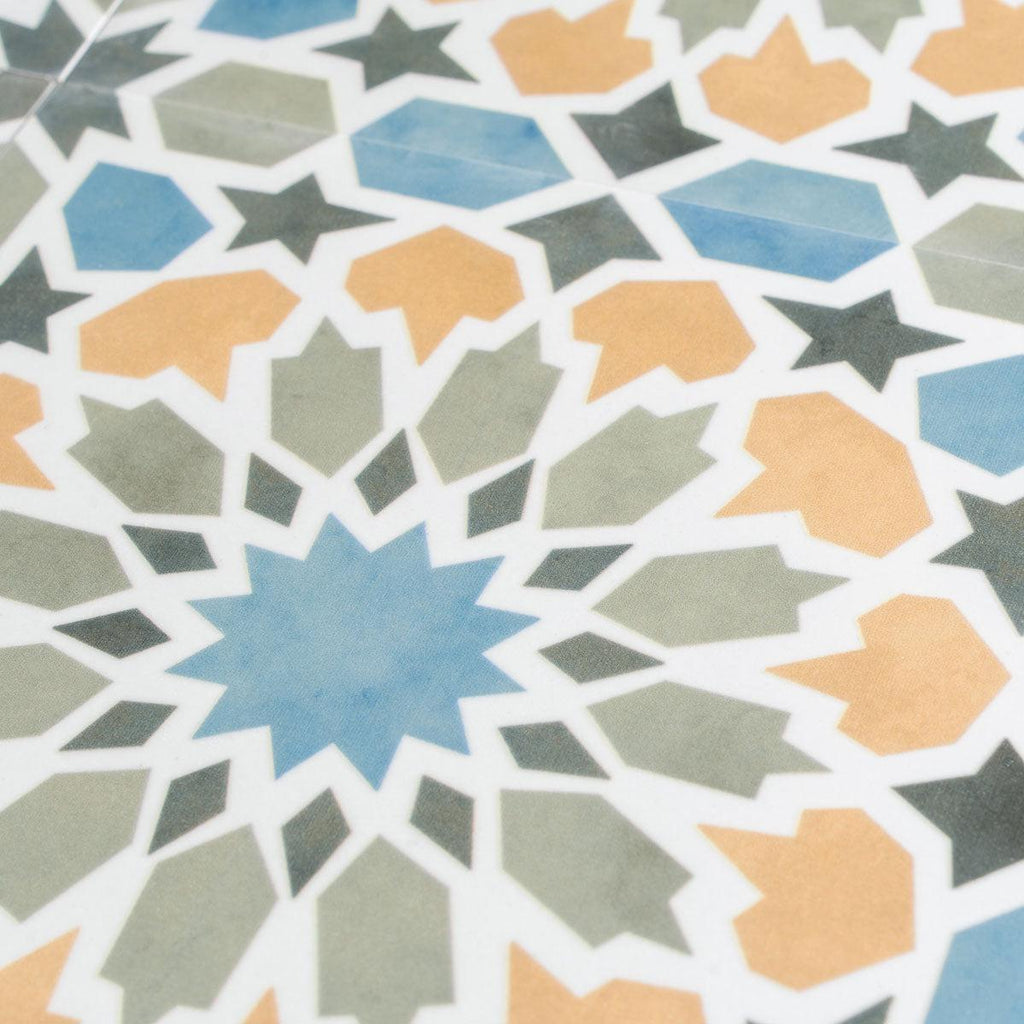 Amira Multicolor Patterned Porcelain Tile | Tile Club