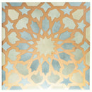 Amira Regal Green and Gold Luxury Porcelain Tile