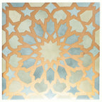 Amira Regal Green and Gold Luxury Porcelain Tile