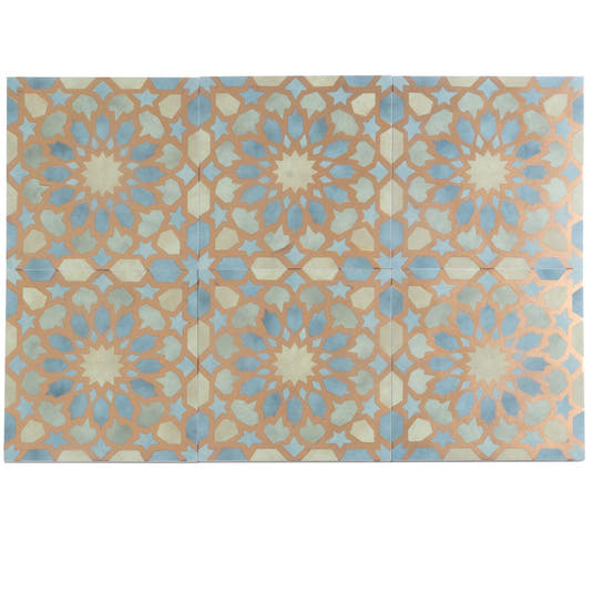 Amira Regal Green and Gold Patterned Porcelain Tile | Tile Club