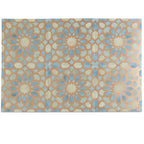 Amira Regal Green and Gold Patterned Porcelain Tile | Tile Club