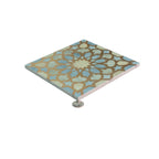 Amira Regal Green and Gold Patterned Porcelain Tile | Tile Club