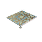Amira Regal Green and Gold Patterned Porcelain Tile | Tile Club