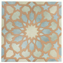 Amira Regal Green and Gold Patterned Porcelain Tile | Tile Club