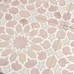 Amira Regal Pink and Gold Patterned Porcelain Tile | Tile Club
