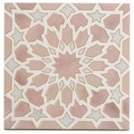 Amira Regal Pink and Gold Patterned Porcelain Tile