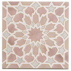 Amira Regal Pink and Gold Patterned Porcelain Tile | Tile Club