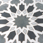 Amira Regal Shadow and Gold Patterned Porcelain Tile | Tile Club