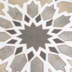Amira Regal Taupe and Gold Patterned Porcelain Tile | Tile Club