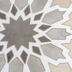 Amira Regal Taupe and Gold Patterned Porcelain Tile | Tile Club