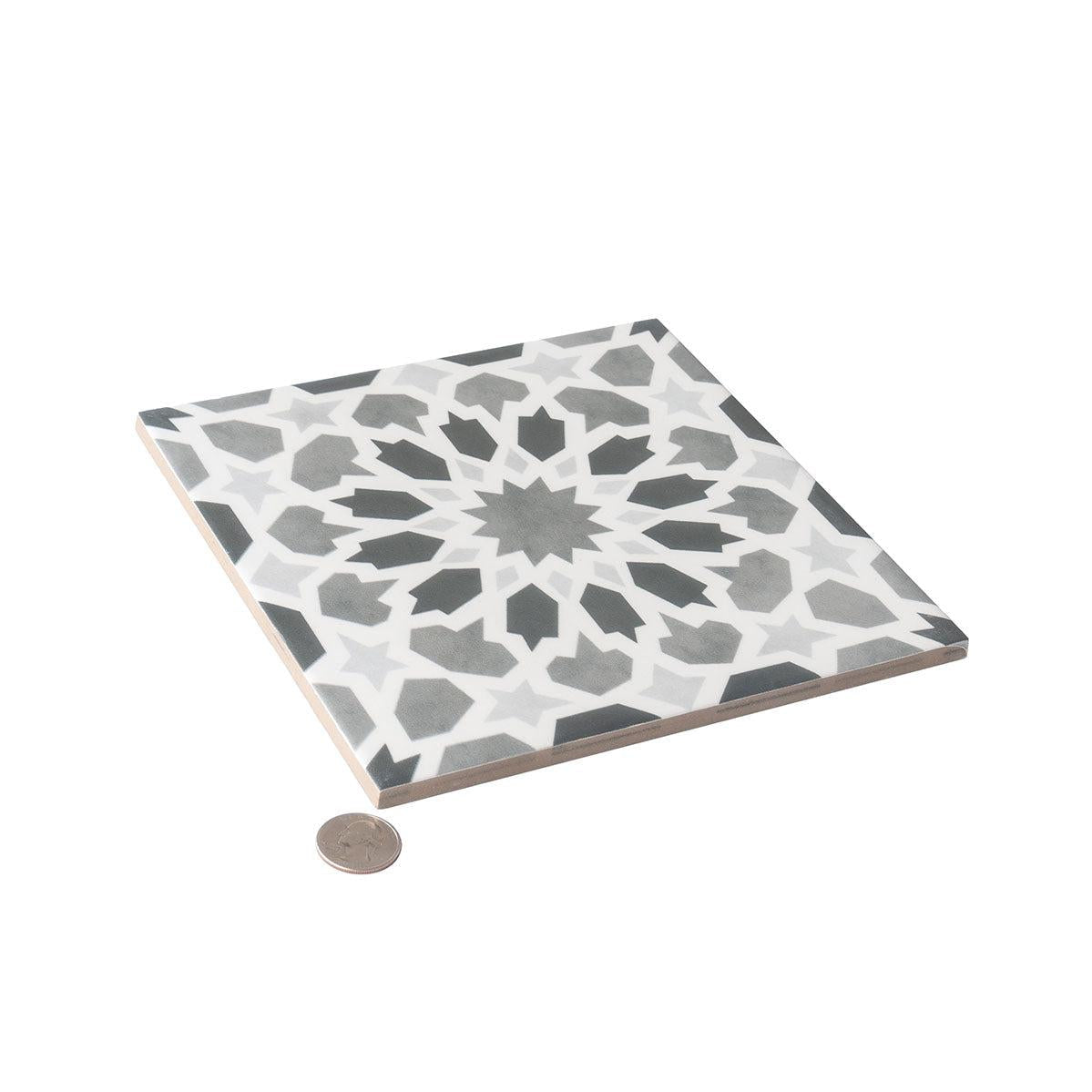 Amira Shadow Patterned Porcelain Tile | Tile Club