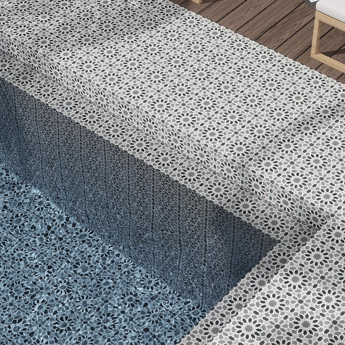 Amira Shadow Patterned Porcelain Tile