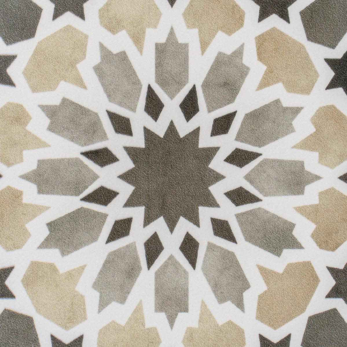 Amira Taupe Patterned Porcelain Tile