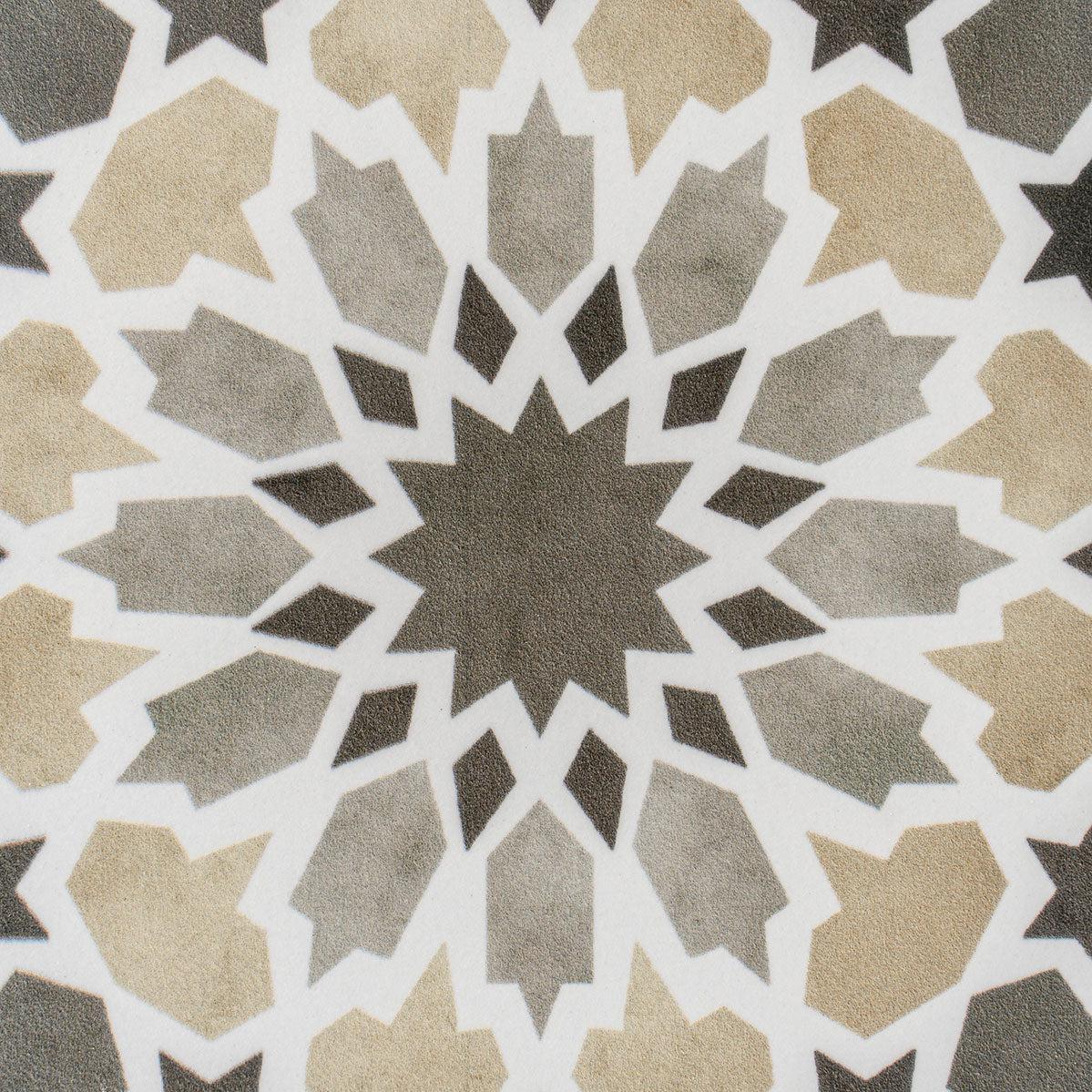Amira Taupe Patterned Porcelain Tile | Tile Club
