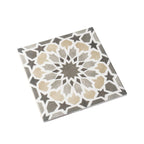 Amira Taupe Patterned Porcelain Tile | Tile Club