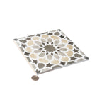 Amira Taupe Patterned Porcelain Tile | Tile Club