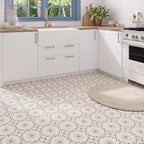 Amira Taupe Patterned Porcelain Tile | Tile Club